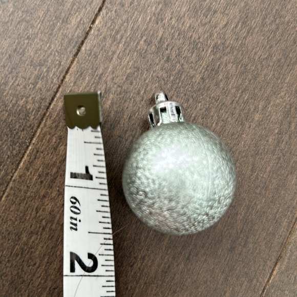 Mint Green Christmas Tree Sparkle Ornaments Balls, Decor Holiday, Garland Decor - Picture 5 of 6
